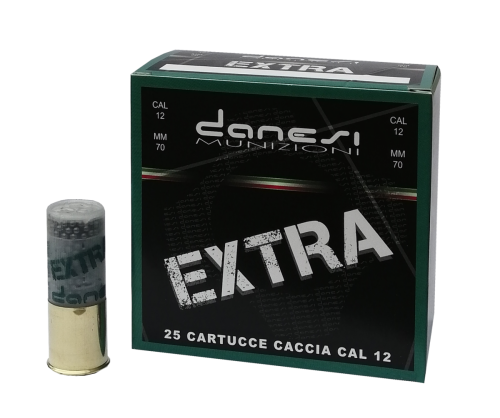 Caliber 12 cartucce caccia Extra 42g Danesi