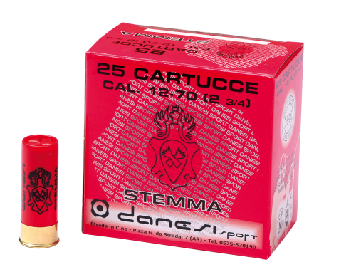 calibro 12 cartucce caccia stemma danesi
