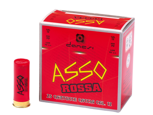 caliber 12 hunting ammunition asso rossa danesi